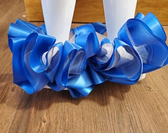 Blue Tutu Anklet, Tutu socks, Detachable Tutu Socks, Ruffle Anklet, Ruffle Socks, Detachable Ruffle Socks, Detachable Socks