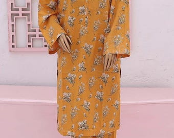beautiful ready to wear Binsaeed cord sets. Kurti and trouser floral printed size 38 small medium 42 very soft summery fabric and print