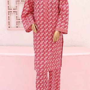 Pakistani   Brand  ready to wear Printed lawn cord set , kameez  trouser Eid festive trending outfit floral prints