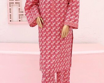 Pakistani   Brand  ready to wear Printed lawn cord set , kameez  trouser Eid festive trending outfit floral prints