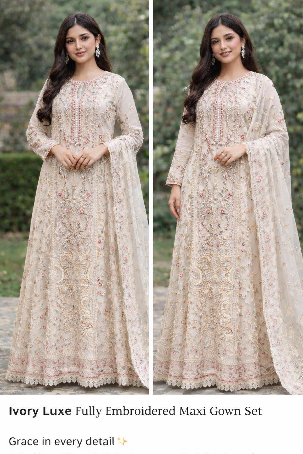 Agha Noor Pure Silk Dress - Etsy