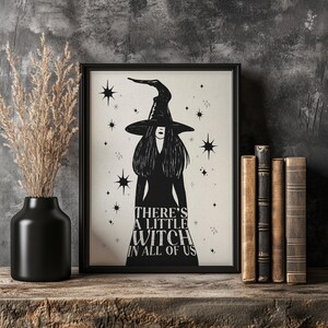 Practical Magic Inspired Witch Quote Print: Halloween Wall Decor, Owens Sisters Apothecary Art