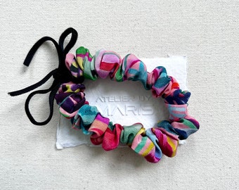 NUEVO - Coletero fino de tela Liberty Silk 100% - Viaje a la jungla