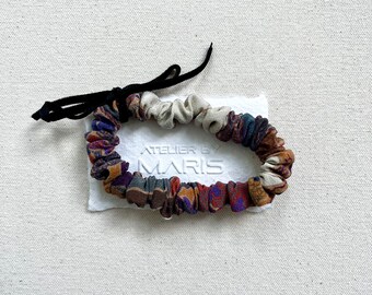 NUEVO - Coletero fino de tela de seda Liberty 100% - Vintage Prospect Road