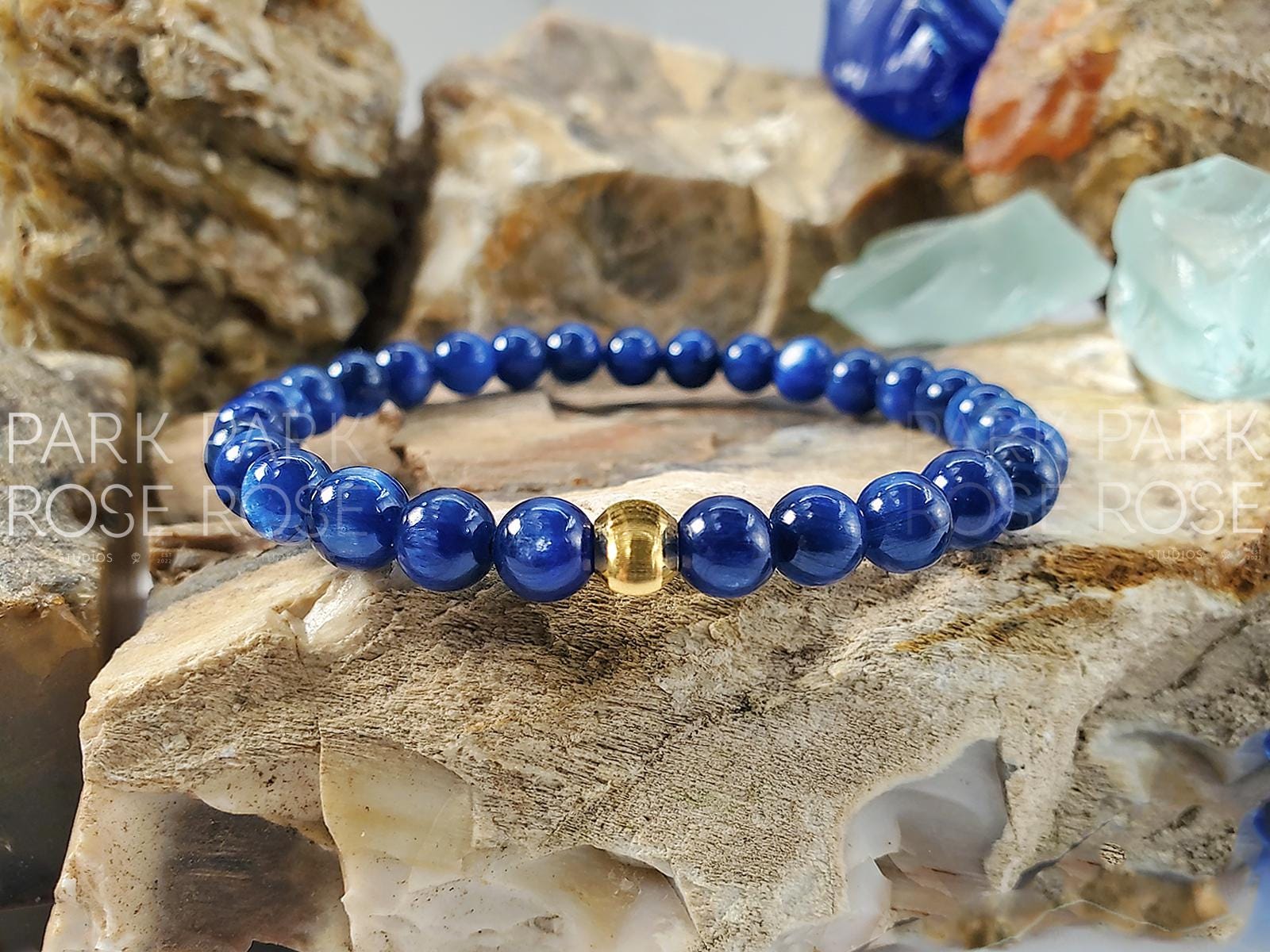 Kyanite Bracelet - Etsy