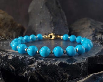 Sleeping Beauty Turquoise Bracelet (6mm)