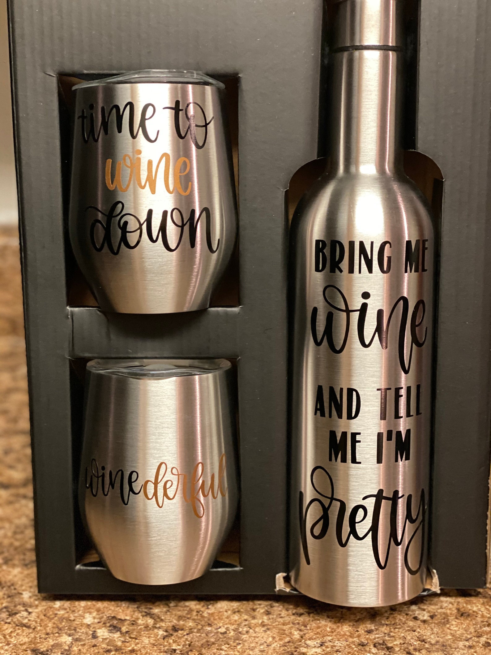 Wine Chiller Set Etsy