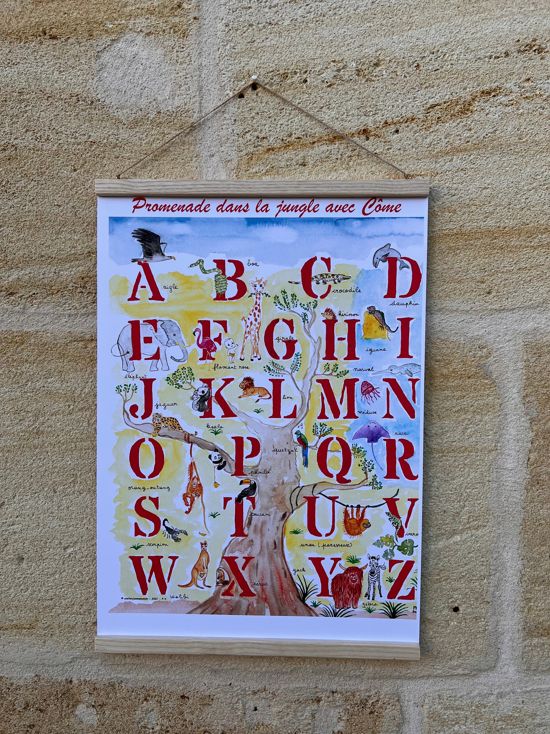 Abécédaire Conté et Personnalisable