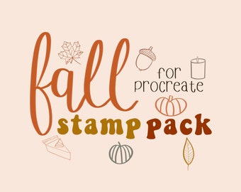 Fall Stamp Pack for Procreate