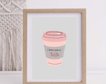 I Love You, I Love You A Latte, Coffee Sign, Latte Art, Chalk Art ...