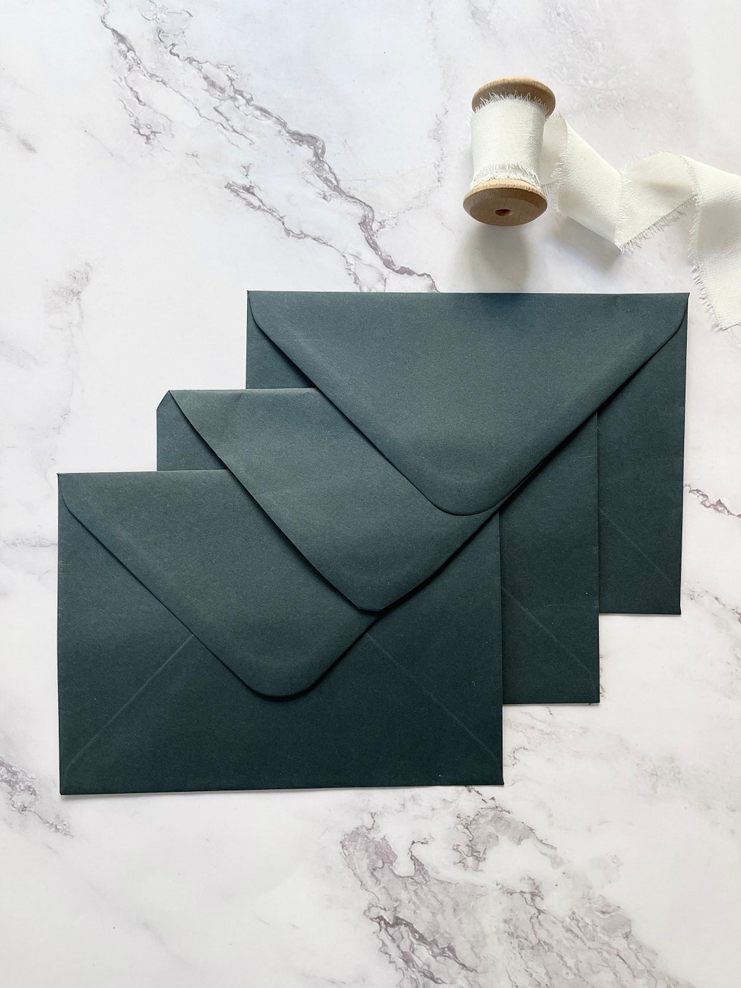 Hunter Green Envelope, Sage Green Envelope, C5 or 5x7 133x184mm, Green