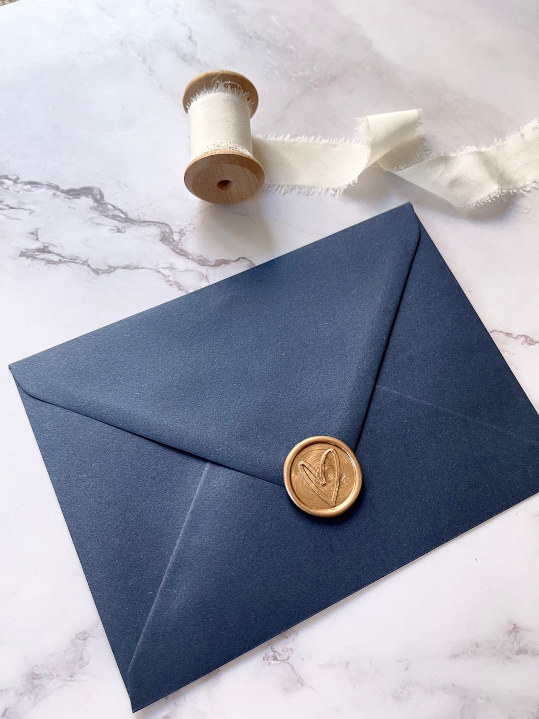 Navy Blue Envelope, Dusty Blue Envelope, Baby Blue Envelope, C5 or 5x7