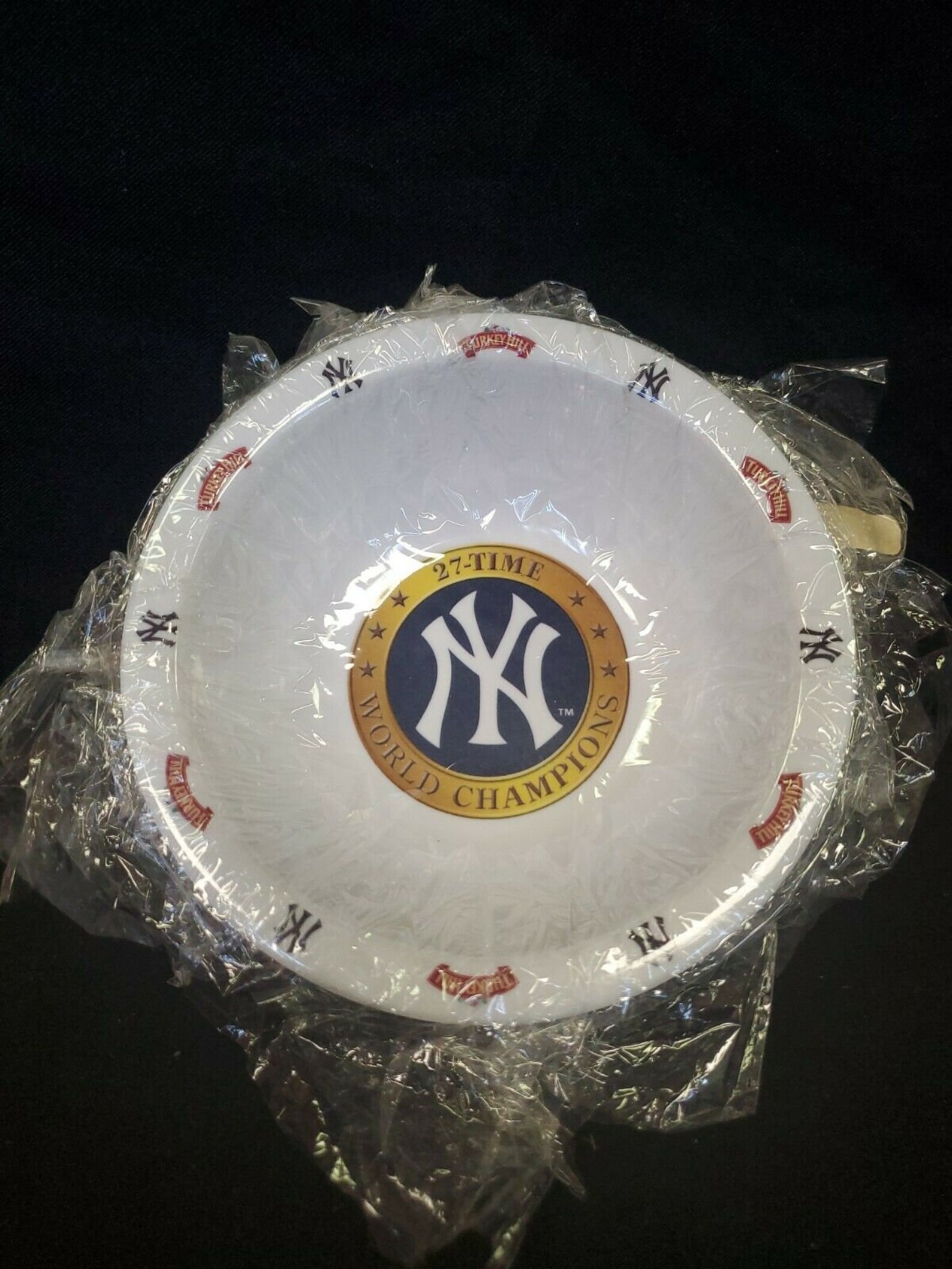 Lot Of 8 Ny Yankees Ice Cream Bowls Turkey Hill Mlb Baseball Etsy