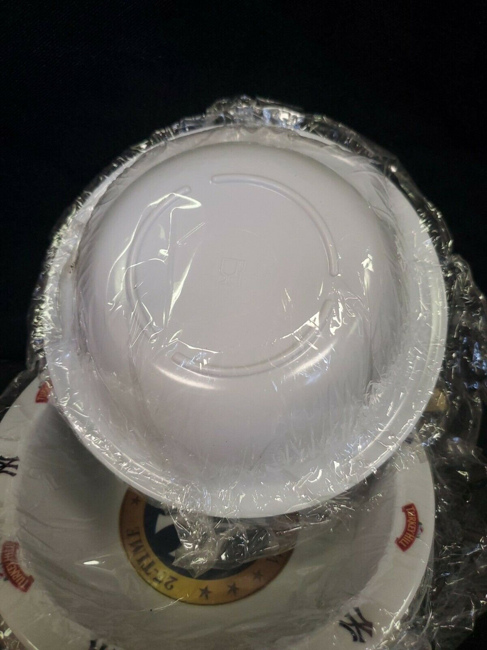 Lot Of 8 Ny Yankees Ice Cream Bowls Turkey Hill Mlb Baseball Etsy