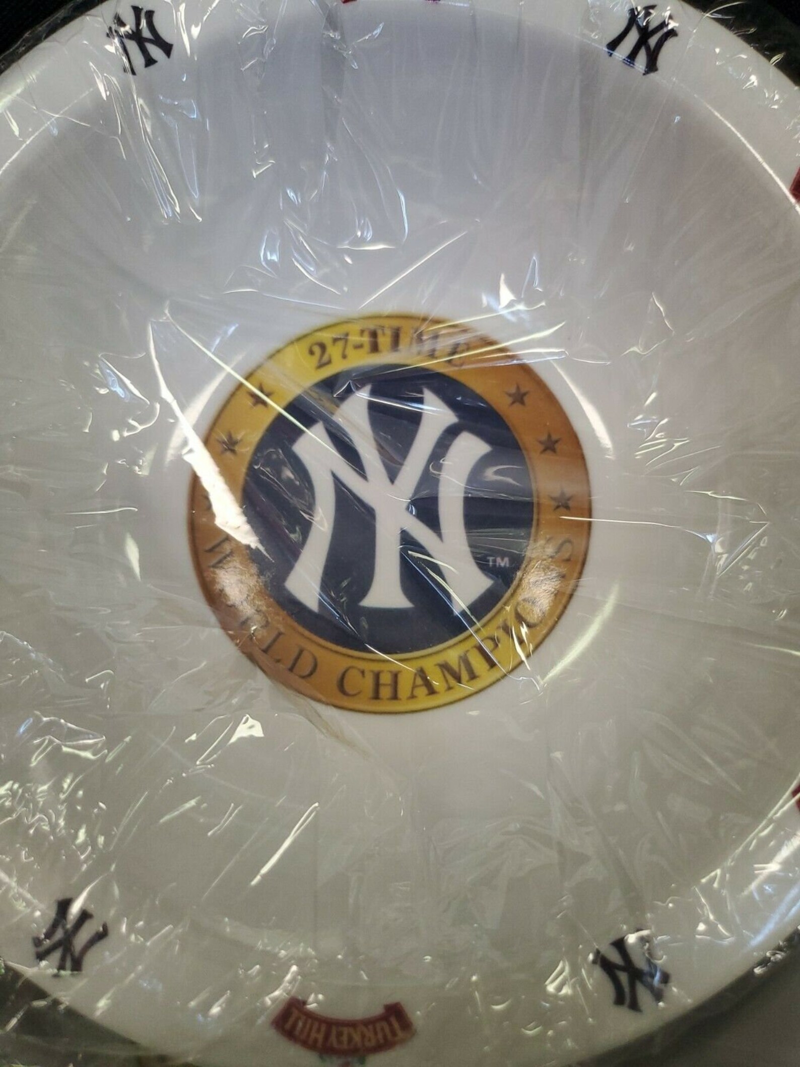 Lot Of 8 Ny Yankees Ice Cream Bowls Turkey Hill Mlb Baseball Etsy