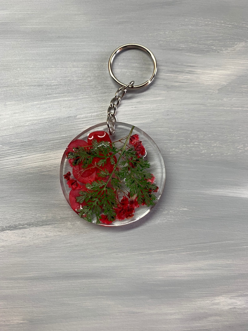 Flower keychain to be customized