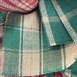 Green Rag Red Rag Red and Green Rag Wreath, Farmhouse Décor - Etsy