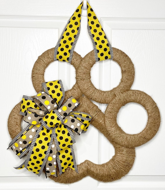 Paw Print Wreath Dog Wreath Everyday Wreath Dog Lover's Etsy