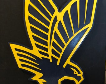 Marquette Golden Eagles Large Wood Sign