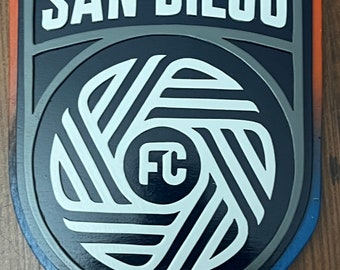 San Diego FC Wood Sign