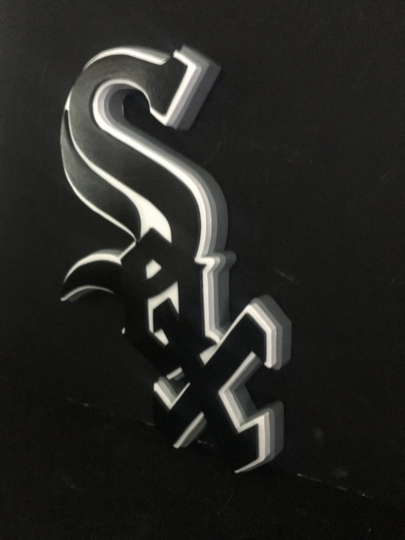 Chicago White Sox Wood Sign
