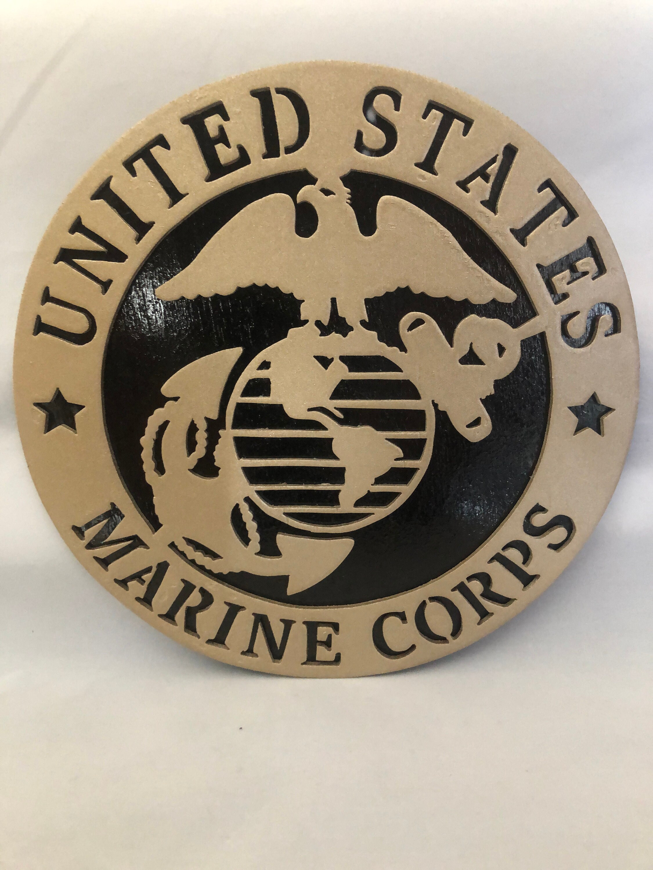 United States Marines EGA Wood Sign - Etsy