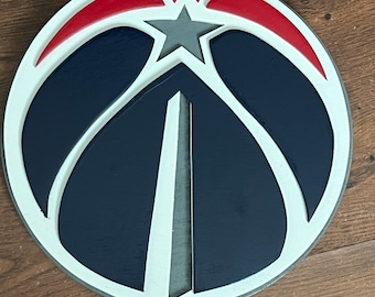 Washington Wizards Wood Sign