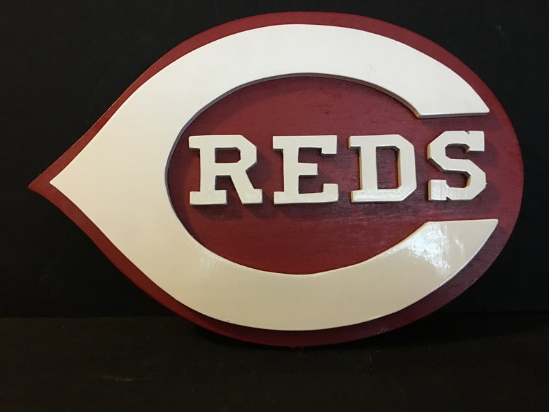Cincinnati Reds Wood Sign - Etsy