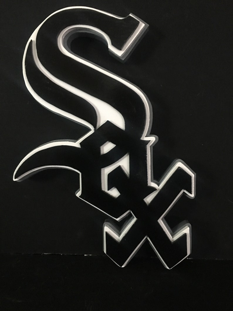 Chicago White Sox Wood Sign