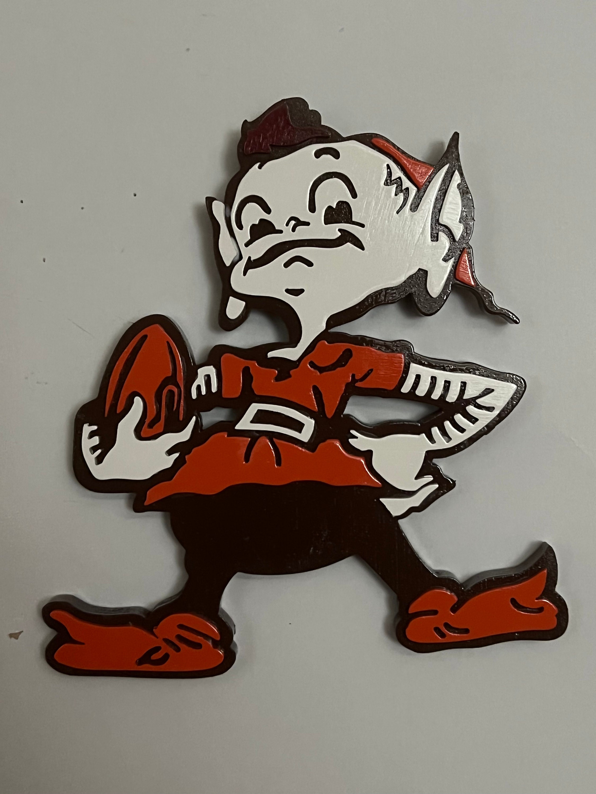 cleveland browns mascot brownie the elf