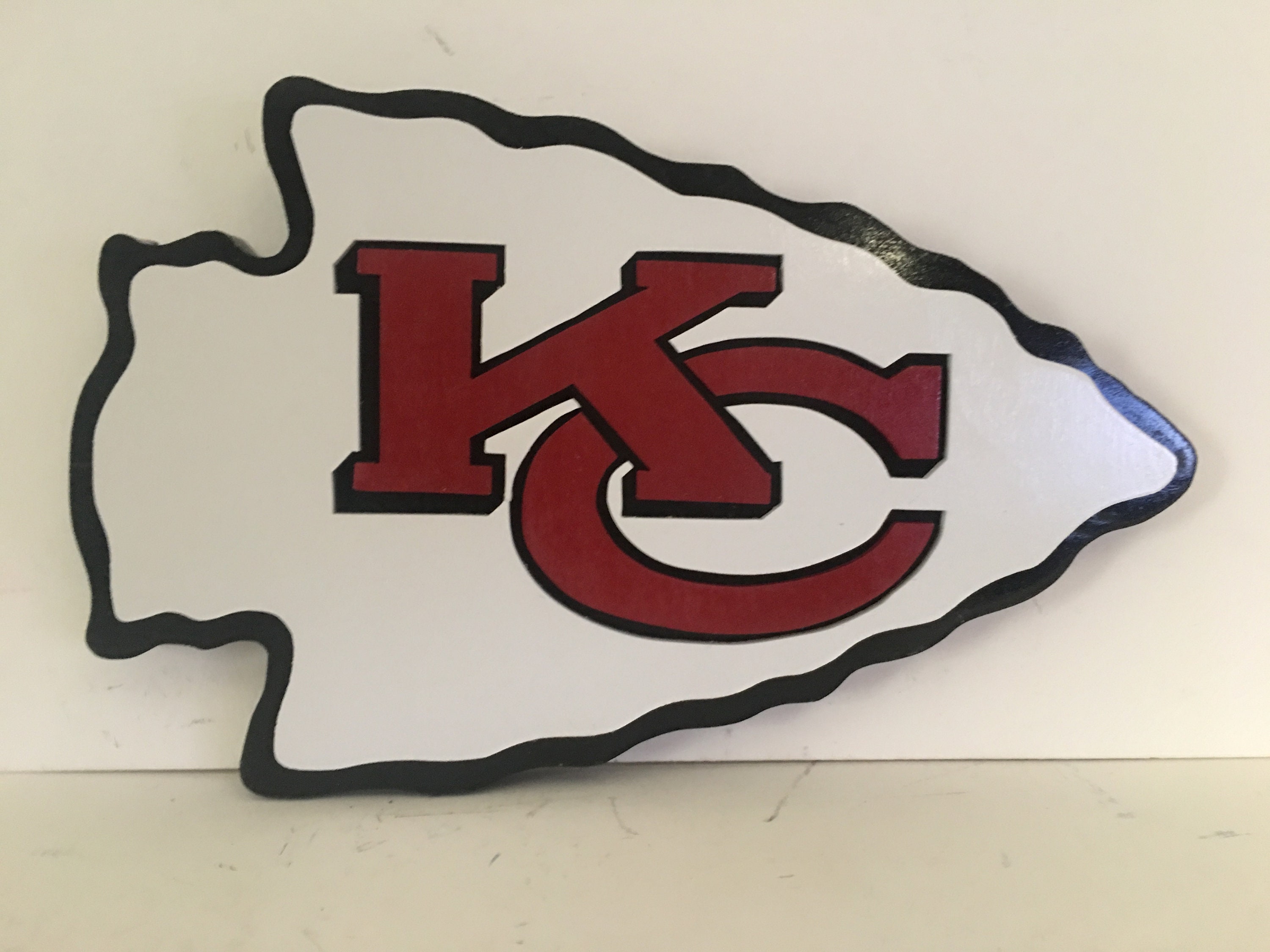 Kansas City Chiefs Wood Sign Etsy UK