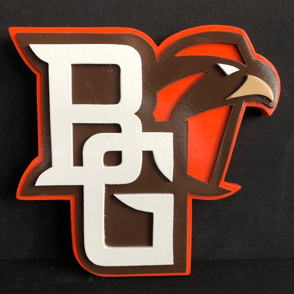 Bowling Green Falcons Wood Sign