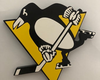 Pittsburgh Penguins Wood Sign