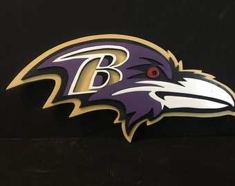 Baltimore Ravens Wood Sign