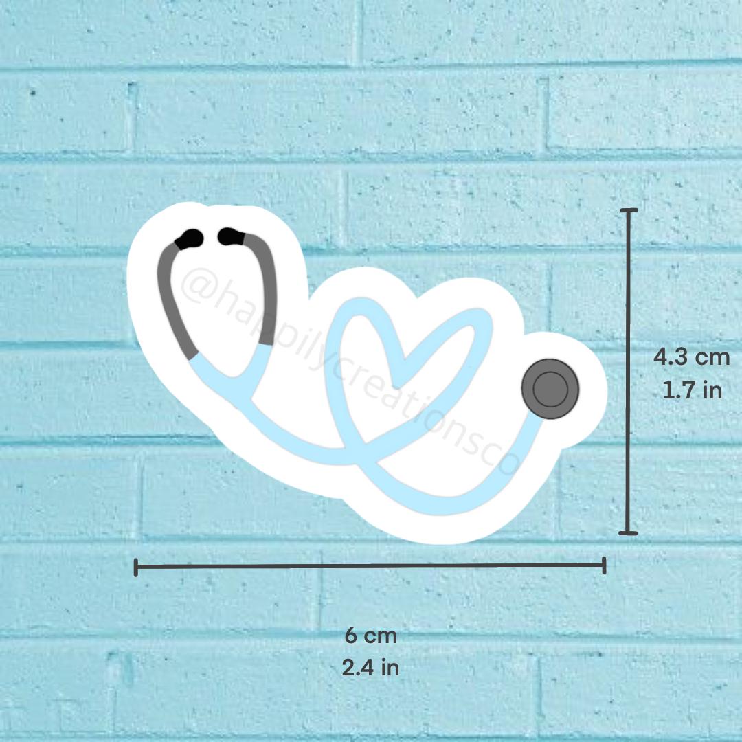 Stent Sticker Minimalist Stethoscope Sticker | Medical Doctor Sticker | Health Care ...