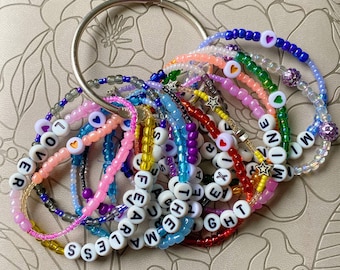 ts eras tour friendship bracelets | beaded bracelets | concert friendship bracelet | trading swiftie bracelets