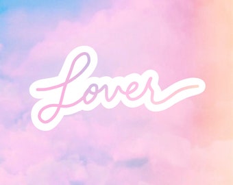 ts lover sticker | lover inspired ts sticker | die cut waterproof laptop water bottle sticker