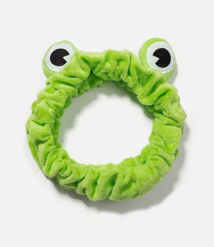 Cute Froggy Skincare headband Etsy