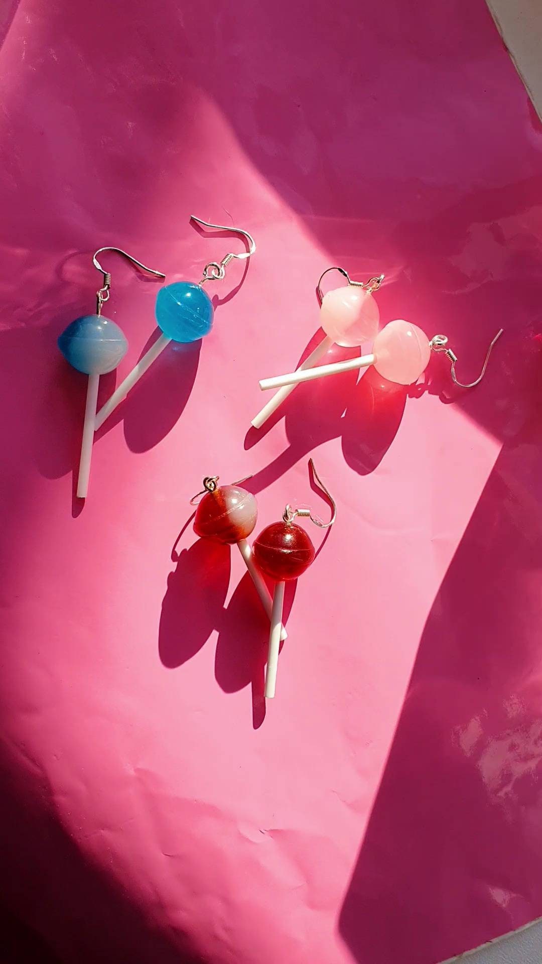 Lollipop Charm earrings Hypoallergenic
