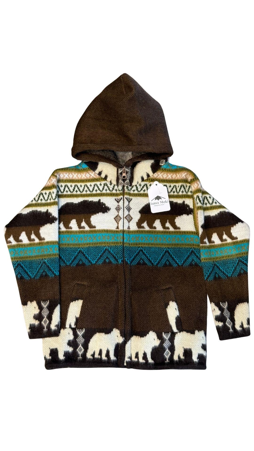 ジャケット・アウター echeveria alpaca wool trip jkt OVY Alpaca Wool Zip Up - Etsy