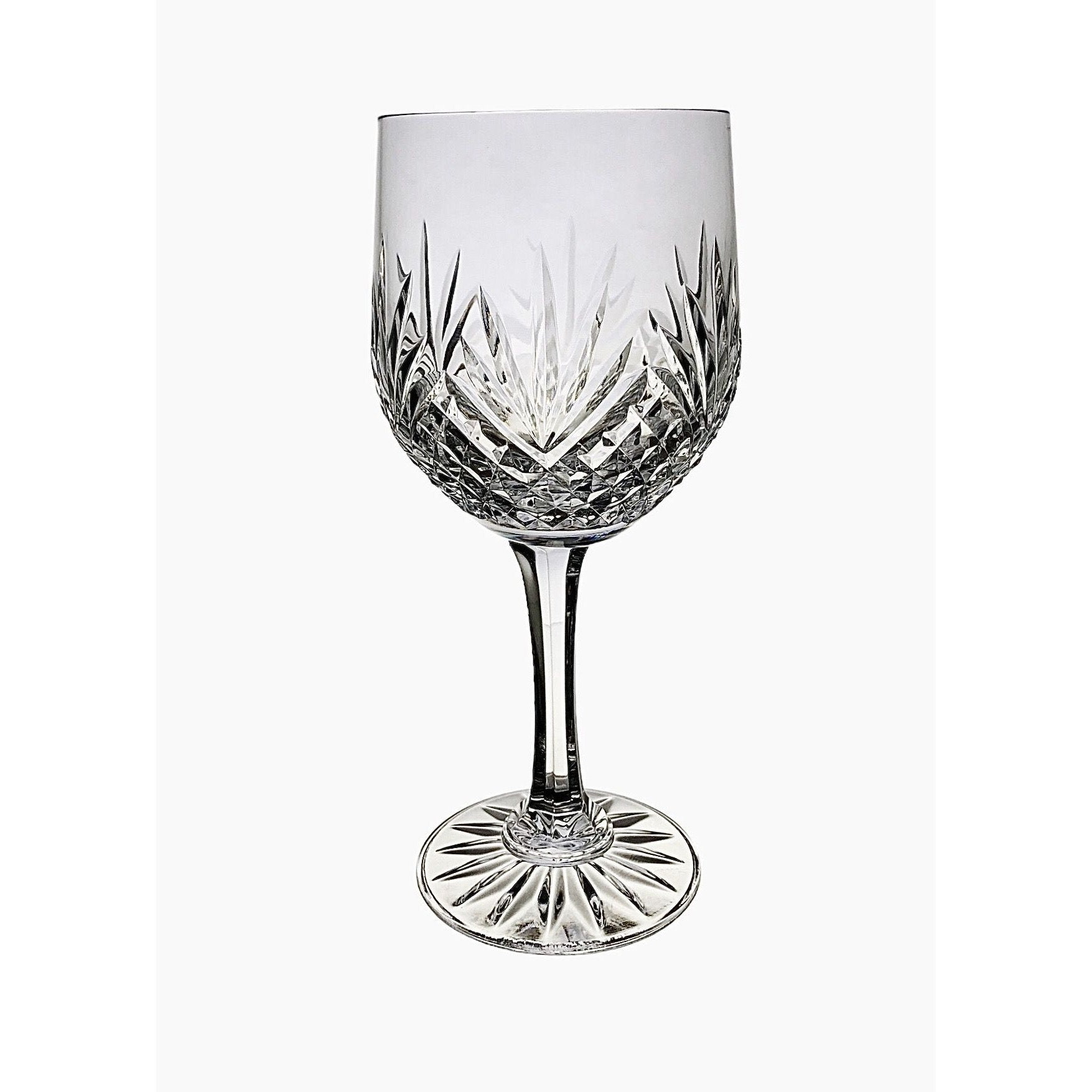 Bicchieri di vino Retro smalto cristallo Iris cali... – Grandado