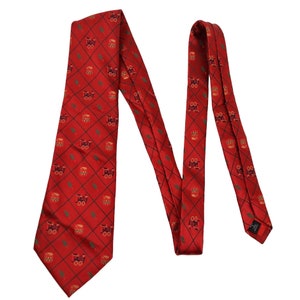 Holiday Traditions Mens Necktie Toy Trains Drums Christmas Holiday 100% Silk