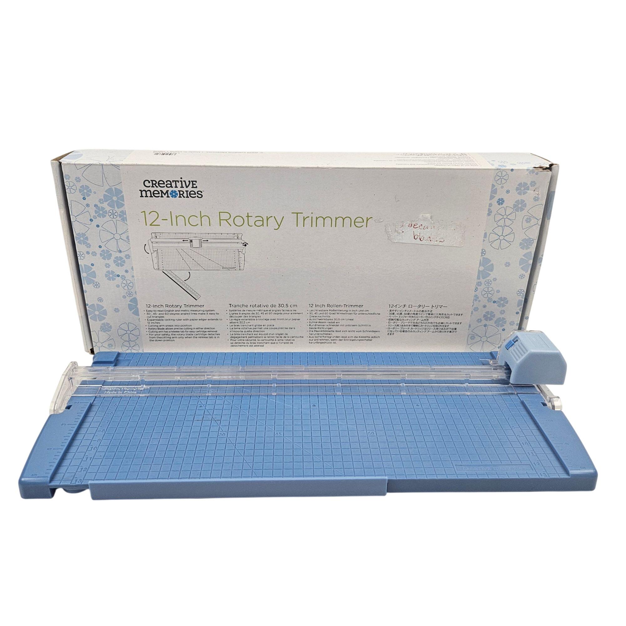 のん　Creative Memories 12点セット Creative Memories 12 in Rotary Trimmer Straight Blade No Ruler