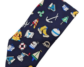 Alynn Neckwear Mens Neck Tie Silk Boating Gear Eric Holch Sailing Novelty