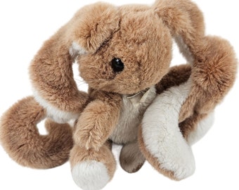 Vintage Applause Woodland Rabbit Plush Stuffed Animal Brown White 1988 Korea 8In