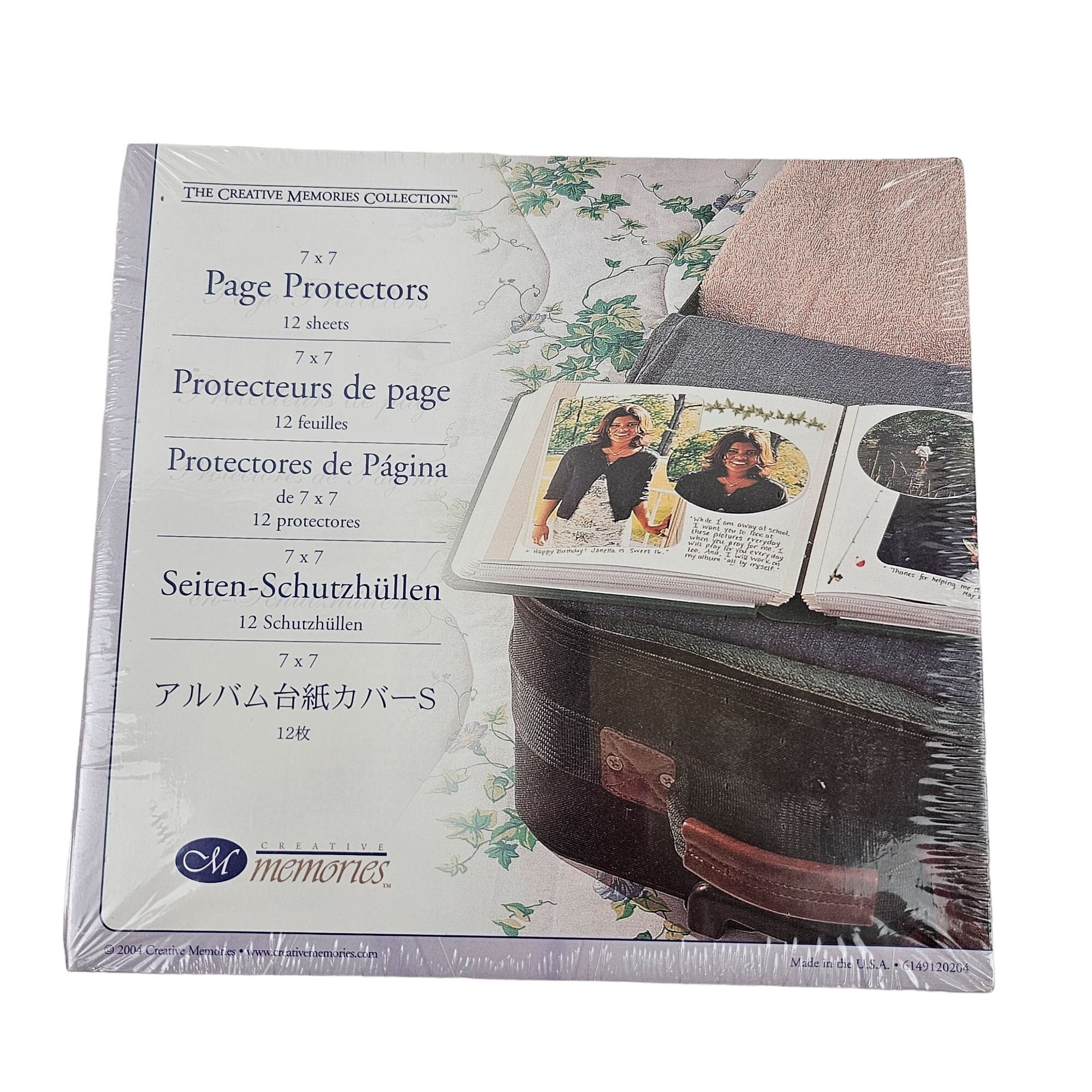 New! The Creative Memories Collection 2 7x Albums & 1 Pack Of Page  Protectors