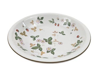 Cuenco para sopa Wedgwood Wild Strawberry Coupe, del horno a la mesa, Inglaterra, vintage