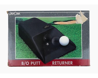 Vintage Star Case Putt Returner Golf Athletic Performance Battery Operated NOS