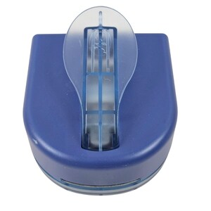 Memórias Criativas Furador de Papel Etiqueta de Preço Grande para Scrapbooking Cartão Azul