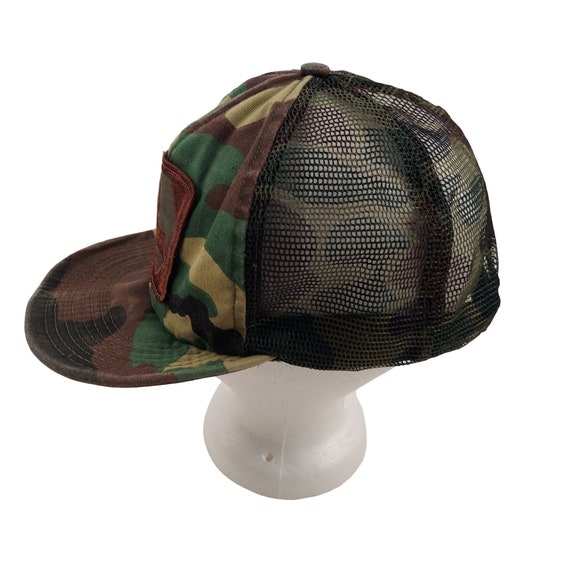Vintage M&B Headwear Hat Unisex Adjustable Camo M… - image 4